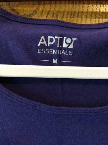 Mujer Púrpura Apt. Top manga larga 9 Essentials talla mediana - Imagen 3 de 4
