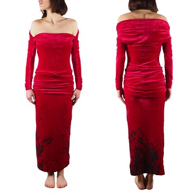 Vivienne Westwood Anglomania ワンピース ドレス Vivienne Westwood Anglomania Women's Vintage Red Velvet Red Dress