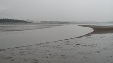 Photo 6x4 Drum Sands Cramond As the tide was turning water was still flo c2008