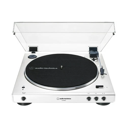 Audio Technica AT-LP60XBT-WW Bluetooth Automatic Stereo Turntable (White)