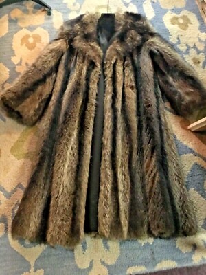 Raccoon Coat Value MAGNIFICENT VINTAGE 