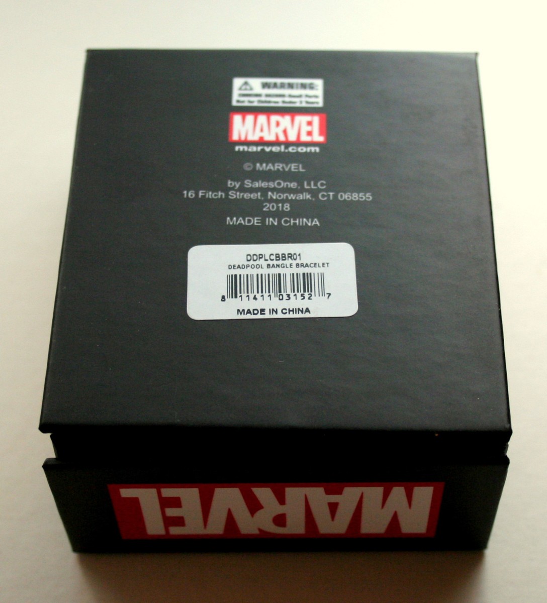 Marvel Comics Deadpool Logo Bangle Maximum Effort Bracelet New NOS - Main Image