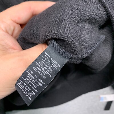 Jay Walker Hoodie Mens Medium Black Quarter Zip Kangaroo Pocket