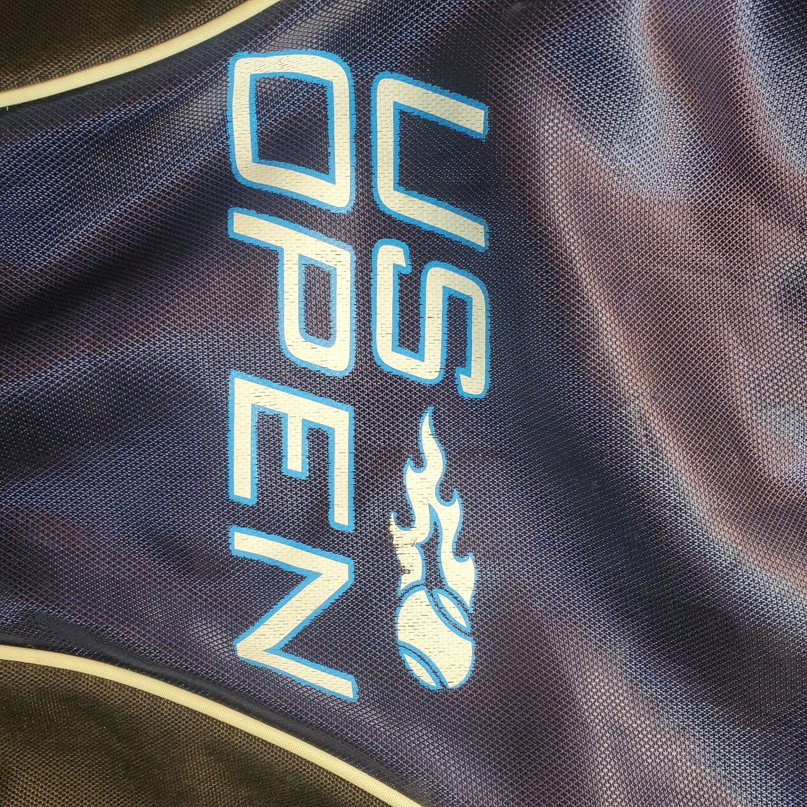 US Open Black Blue Drawstring Bag - image 4