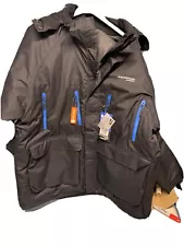 Ice Armor by Clam IA Rise Zips Float Parka (3XL/Black/Blue) [301-OD1)