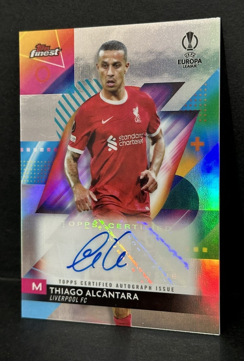TOPPS サッカーカード MUSEUM COLLECTION ARCHIVAL AUTOGRAPH THIAGO ALCANTARA BAYERN MUNCHEN 08/50 #AA-TA 送料無料 中古 IT1 Thiago Alcantara Signed FC Bayern Munich Photo: Bayern Star