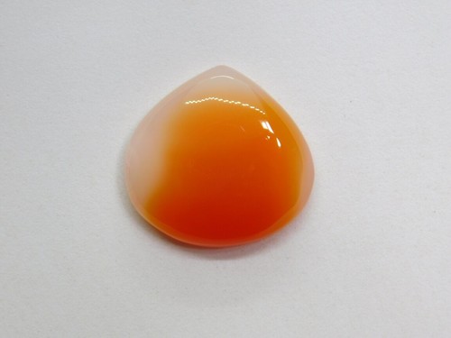 Cabujón naranja cornalina 100 % natural piedra preciosa suelta para joyería 30 quilates ME-4017 - Imagen 4 de 4