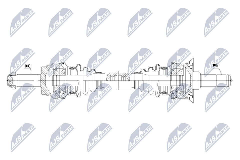NTY NPW-BM-069 Drive Shaft for BMW
