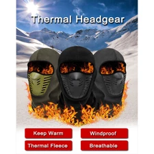 Windproof Fleece Neck Winter Warm Balaclava Ski Full Face Mask for Cold Weather