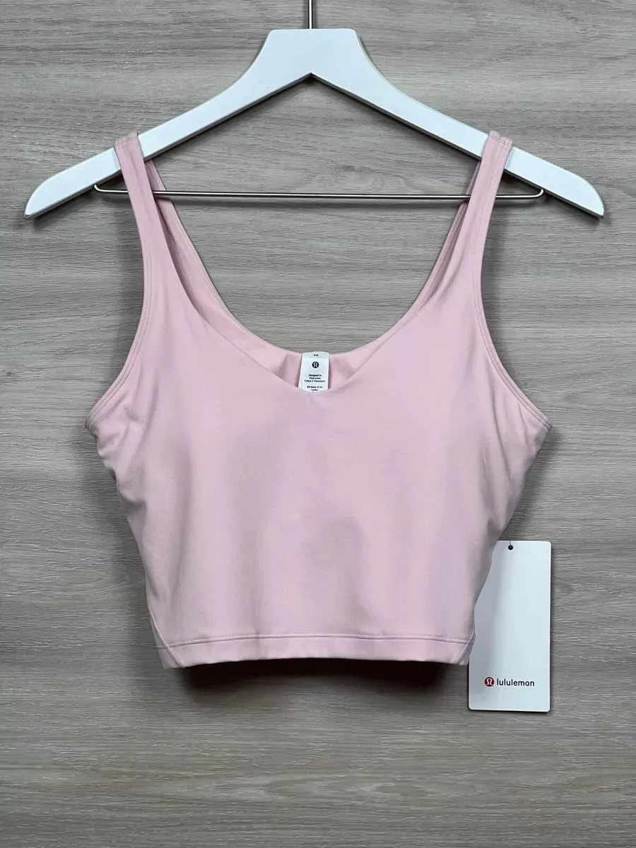 Lululemon align tank top pink mist size 2  Pink tank top, Lululemon align  tank, Tank tops