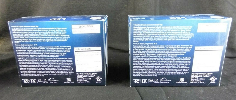 GE Lighting 2 Pack Dimmable 6.5 Watt/60 Watt LED Globe Light Bulb 2 Pack - Image 2 of 3