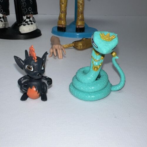 Monster High First Wave Gold Elastic Cleo De Nile And Deuce Gorgon Doll Set Pets - Bild 19 von 23