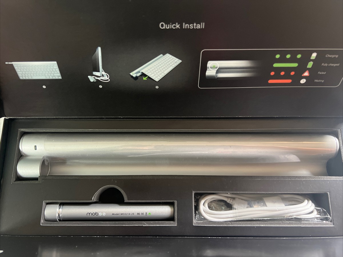 Mobee The Magic Bar Charger for Apple Bluetooth Keyboard and Magic Trackpad