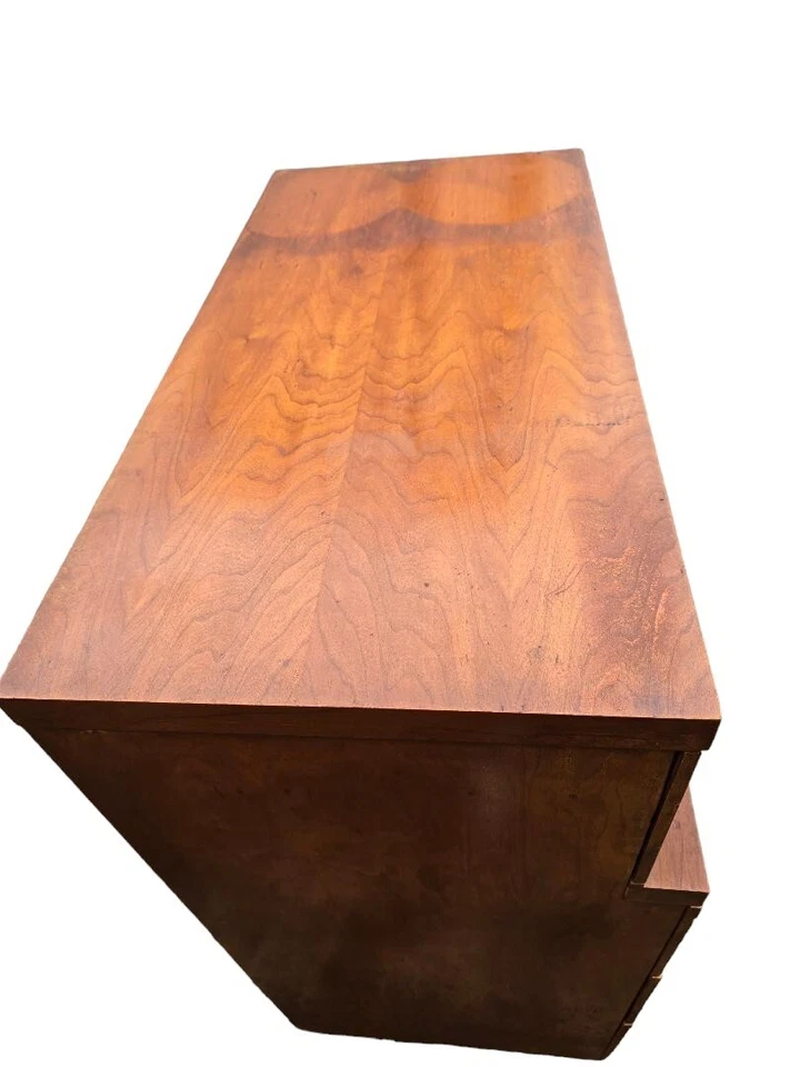 Mid Century Modern Walnut 4 Drawer High Chest - Image 4 of 4