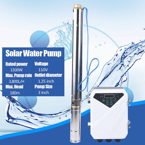 DC Solar Water Pump 24V/48V Submersible Deep Well Pump Farm & Ranch Irrigation - Picture 20 of 25