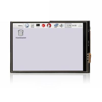 JUNERAIN 3.5 Zoll LCD HDMI Display Touch Screen + ABS Gehäuse für Raspberry Pi 3