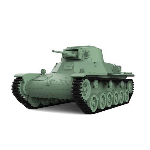 1/48 Military Model Kit IJA Type 98 Light Tank - 第 2/5 張圖片