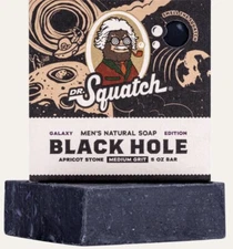 Dr. Squatch Men's Bar Soap - Black Hole Galaxy Collection Limited Edition