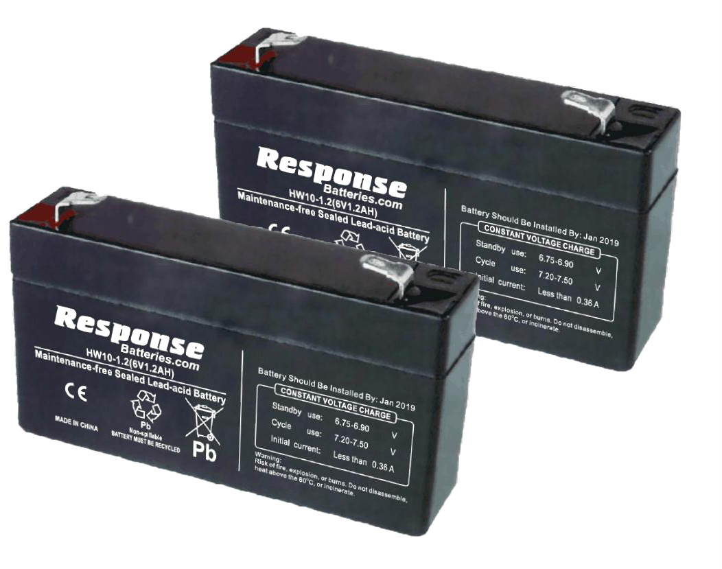 Wickes Alarm 710751 Genuine HW10 6v 1.2Ah Control Panel Battery KIT