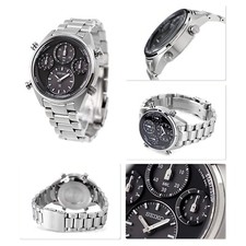 SEIKO Prospex Speedtimer SFJ003 Black Dial Chronograph Stainless Steel Men Watch 5