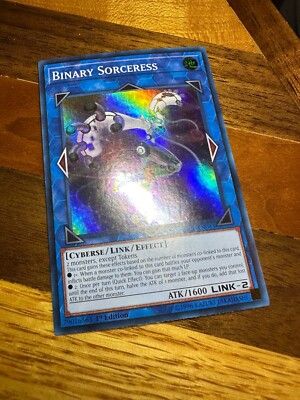 Binary Sorceress SDCL-EN043 1st Edition Super Rare PL + BONUS