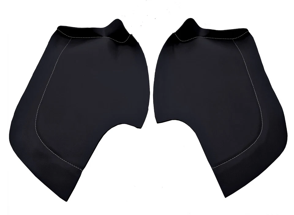 Tarjetas de inserción de panel de puerta de cuero para Toyota Sienna 2011-2020 puntada blanca Foto 4 de 4