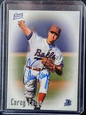 1997 Best Autograph Card Carey Paige On Card Auto RC Durham Bulls