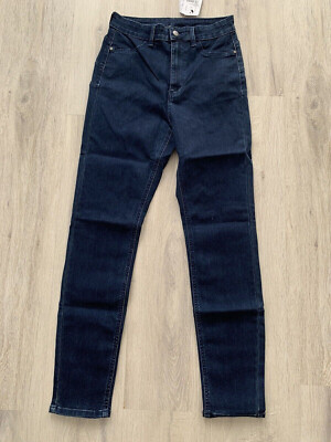 Tezenis 1WP941 Push-up-Jeggings mit hohem Bund, Gr. M, blau, neu