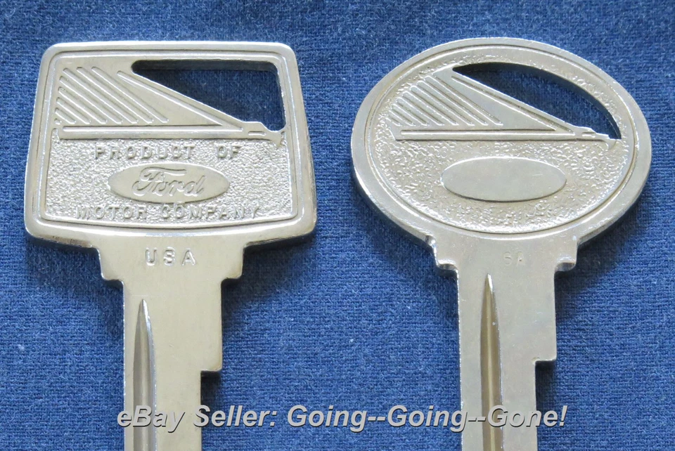 RARO JUEGO ORIGINAL OEM FORD FALCON & RANCHERO LLAVES EN BLANCO 1127FL S1127FL 1959-1965 Foto 4 de 4