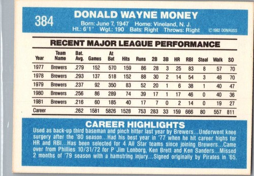 1982 Donruss Semi-Star & Commons #300-399 Well Centered, Sharp Corners !!! - Picture 140 of 166
