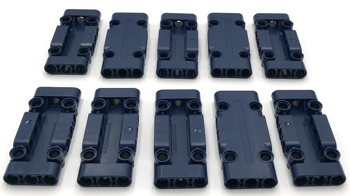 Lego 10 New Dark Blue Technic Panels Plate 3 x 7 x 1 Studs Pieces
