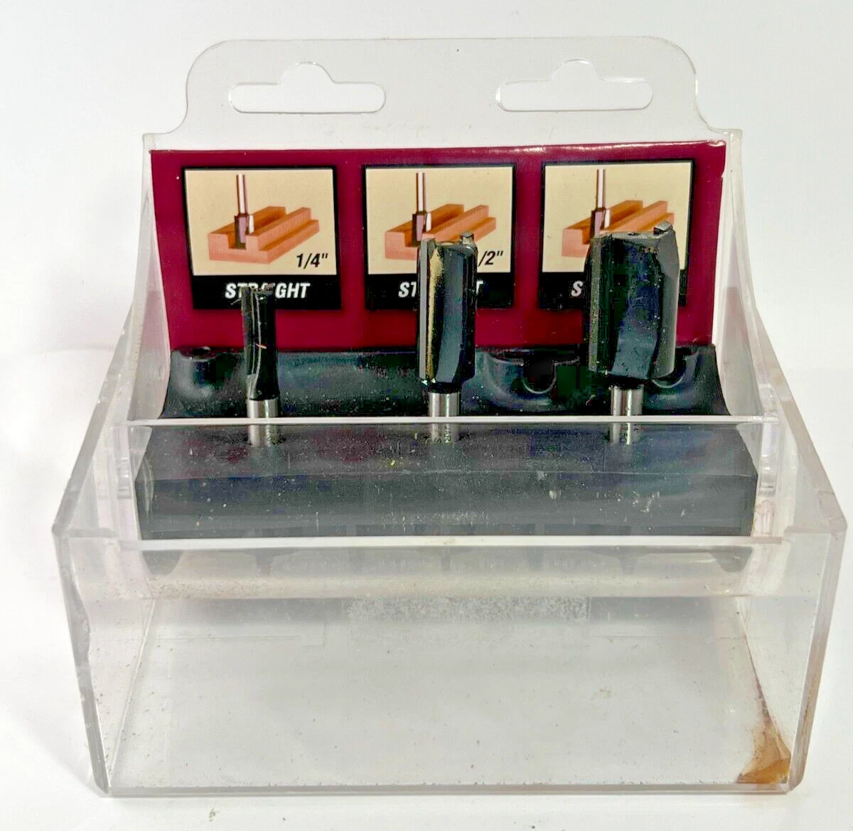 Warrior carbide tip slotting router bit set deals