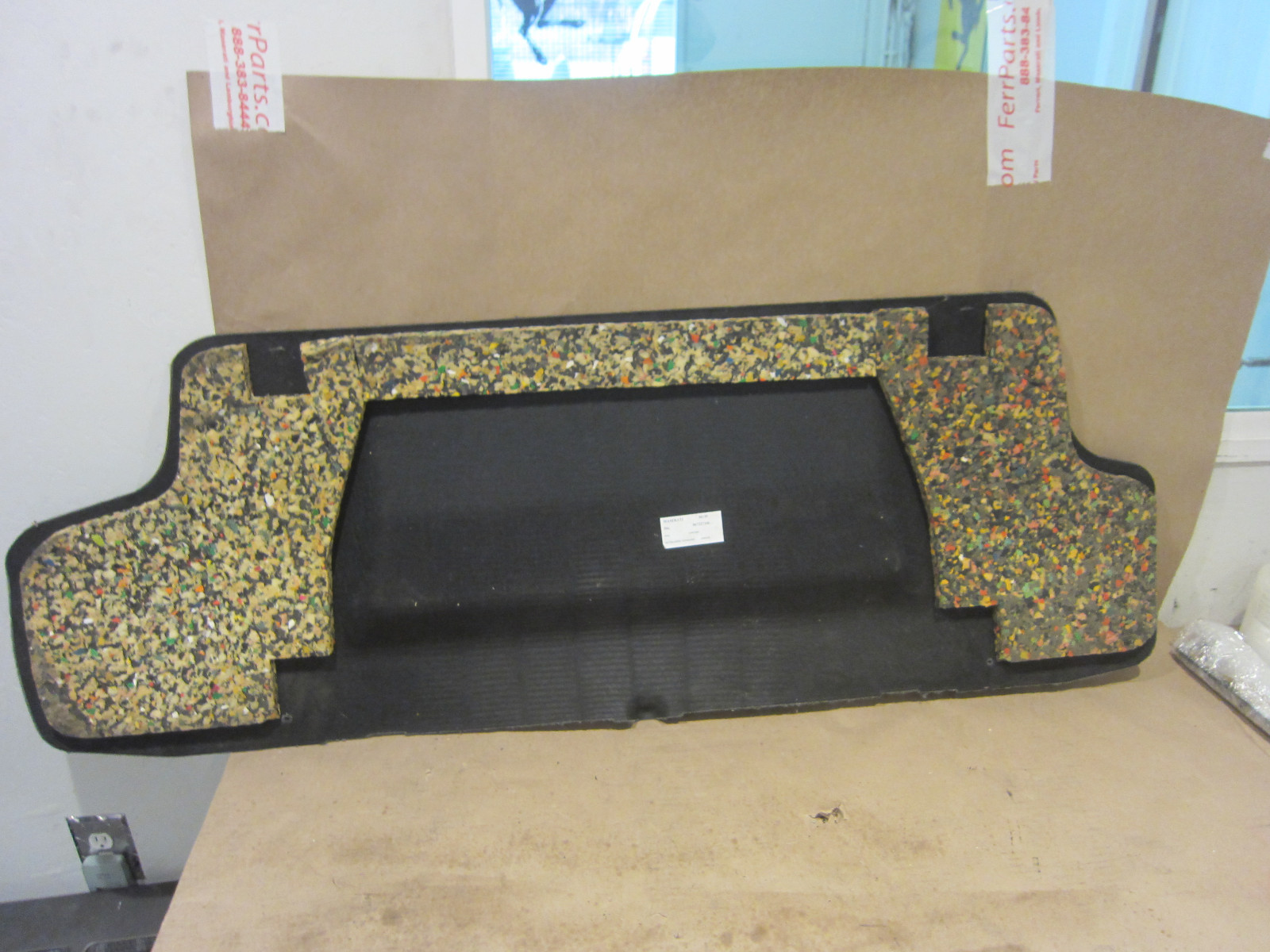 Maserati Quattroporte 2005 Trunk Trim Back Wall Fuel Tank Cover Carpet 981307000