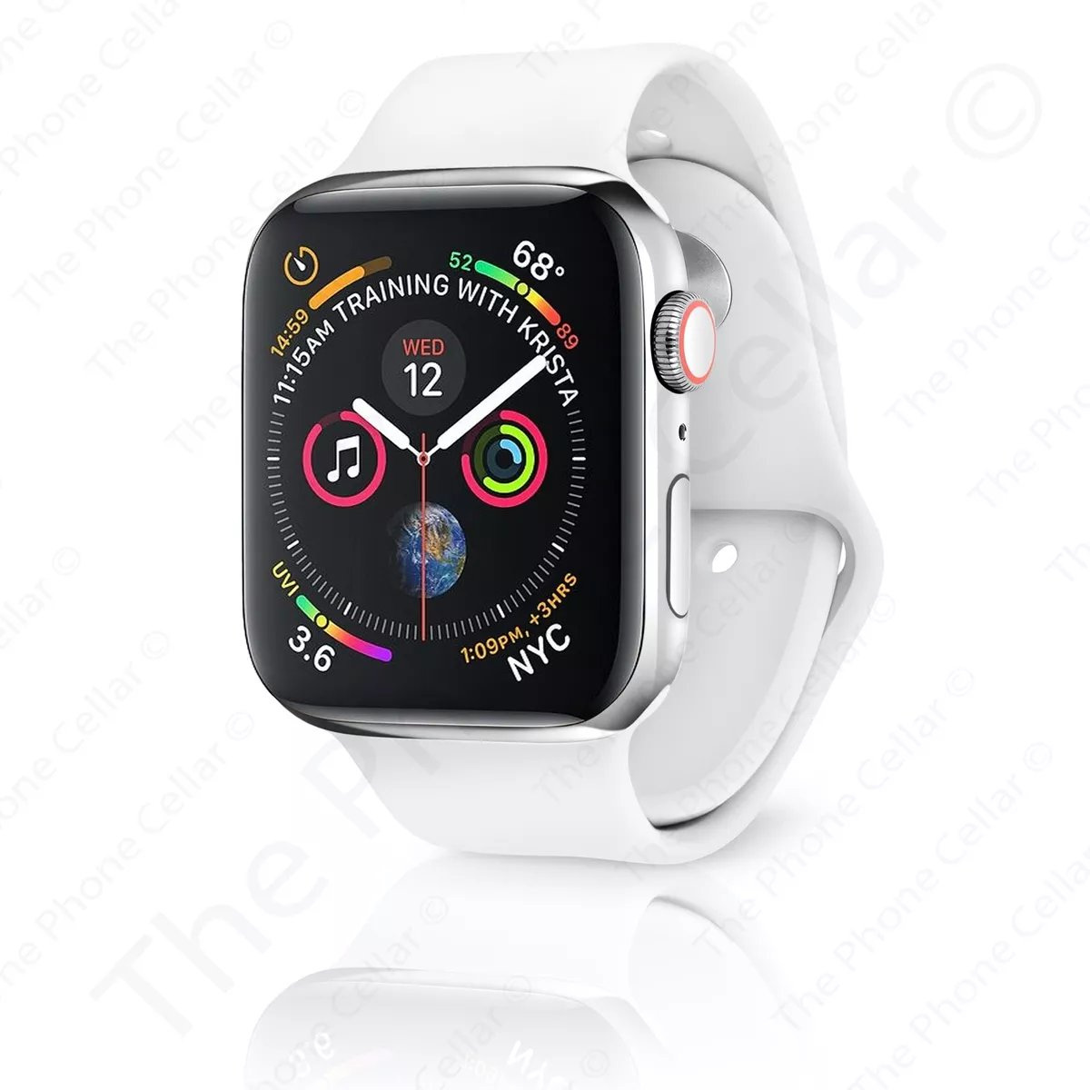 Apple Watch Series 5 44mm Stainless Steel Silver WiFi GPS Cellular