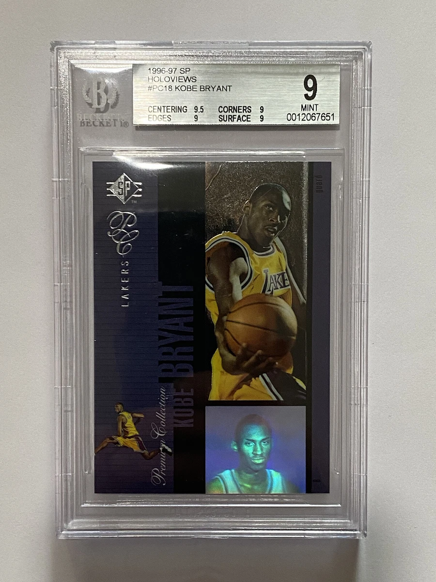 KOBE BRYANT ROOKIE RC 1996 SP HOLOVIEWS #PC18 BGS 9 MINT HOF 