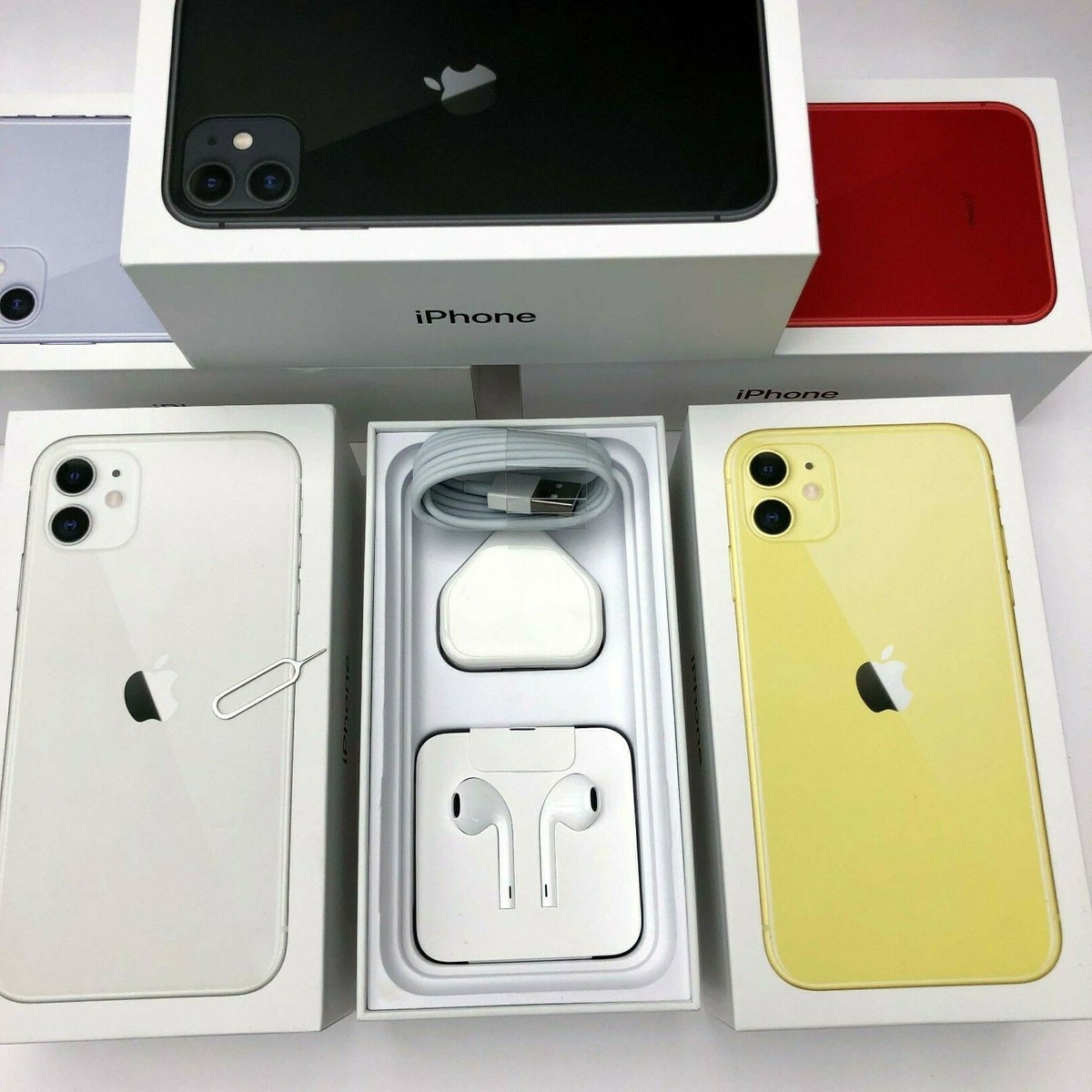 Original iPhone 11 box with All Accessories 64GB 128GB 256GB