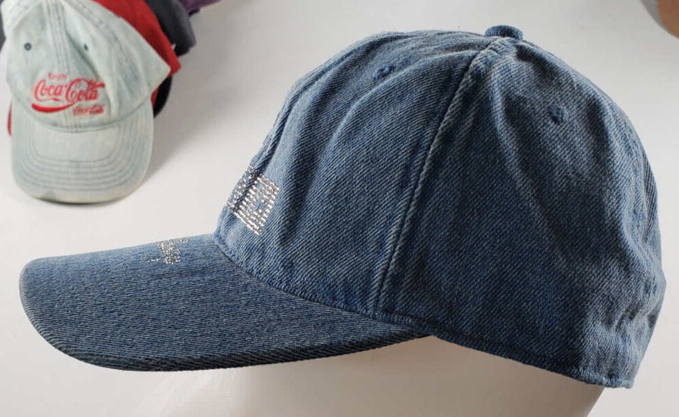 KITH Disney ミッキー デニムキャップ Kith x Disney MICKEY MOUSE Denim Hat Bedazzled Cap Strapback FW19
