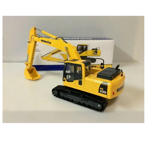 1/43 PC220-8 Diecast Model Car Komatsu Tracked Excavator Hydraulic Breake Truck - Picture 7 of 10