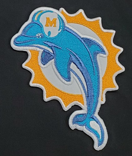 Miami Dolphins Football Fully Embroidered Iron On Patch Dan Marino - Picture 13 of 18