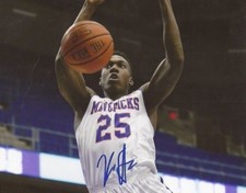 Kevin Hervey signed Texas–Arlington Mavericks 8x10 photo autographed NBA Draft