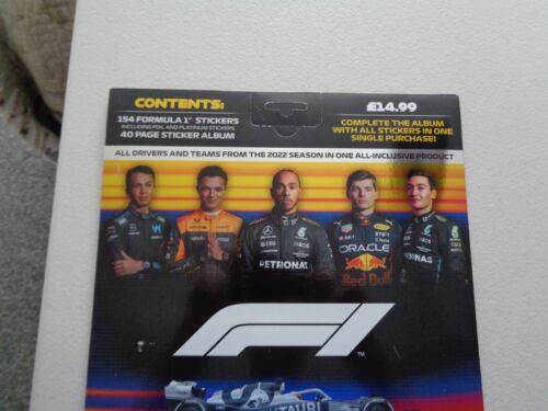 Formula 1 Sticker collection 2022 Season.Topps Official NEW Sealed - Picture 14 of 16