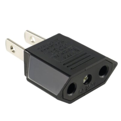 110/240 Euro to US converter Plug Adapter New Ships from USA Travel (100 Pack)