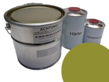 5 Liter Set 2K Autolack DDR Panamagr&uuml;n kein Klarlack IFA Oldtimer Farbe !