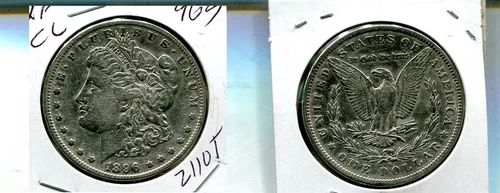 1896 S MORGAN SILVER DOLLAR XF CL 2110T