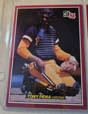1984 Donruss Action All-Stars Jumbo Tony Pena Pittsburgh Pirates #3 EX A#12289