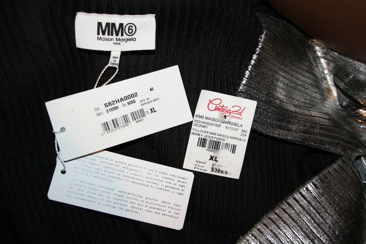 MM6 MAISON MARGIELA Metallic coated ribbed-knit turtleneck MM6 MAISON MARGIELA Metallic coated ribbed-knit turtleneck