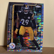 2025 Topps Chrome Football #211 Kyle Dugger - Pulsar - Pittsburgh Steelers 