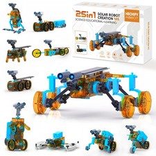 STEM 25-in-1 Education DIY Solar Power Toys for Boys Age 8-13, Science Kits R...
