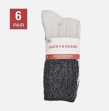 Lucky Brand Ladies' Boot Sock, 6-pair