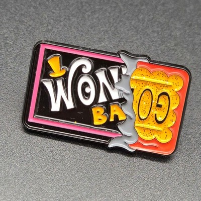 Wonka Bar Charlie and the Chocolate Factory Pin Anstecker Anstecknadel Willy